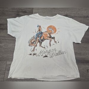 Morgan Wallen Official Concert Merch Tee Youth Size Large